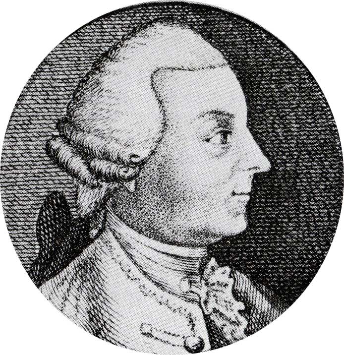 Van Lier in 1772, geschilderd door Wibrand Veltman – twaalf jaar na de Oudheidkundige Brieven en dertien jaar voor zijn vlucht naar Kleef.