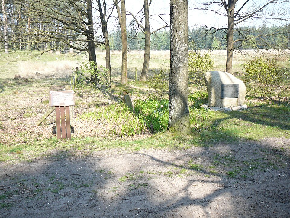 Het onderduikershol in het Evertsbos